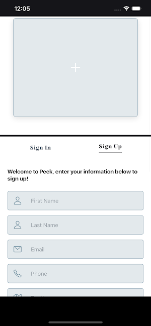 The Peek App Screenshot 1