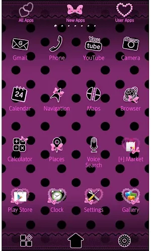Spicy Pink Wallpaper Theme Screenshot 2