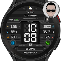WFP 051 Digital watch face