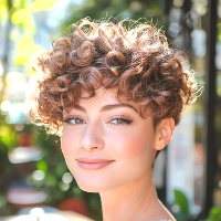 Curly hairstyles