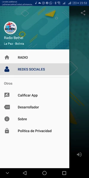 Radio Bethel La Paz Screenshot 2
