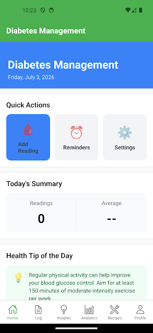 Diabetes Management Screenshot 0