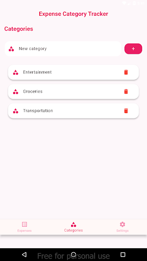 Expense Category Tracker screenshot 3