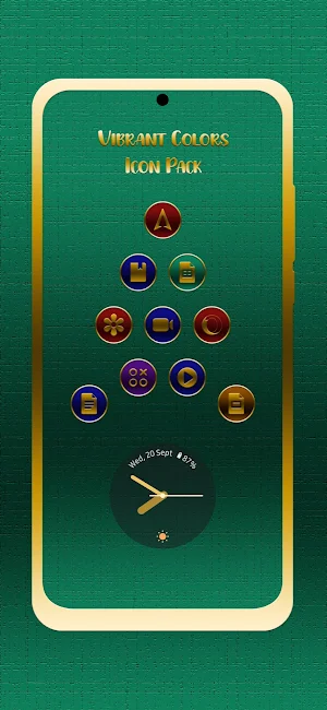 Vibrant Colors Icon Pack Screenshot 3