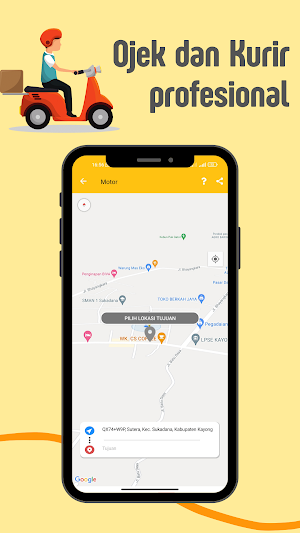 Gegas - Ojek dan layanan jasa Screenshot 3