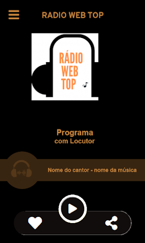 Rádio Web Top Screenshot 1
