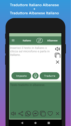 Italian to Albanian Translator Screenshot 0