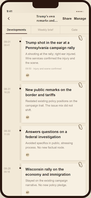 ClueArk: AI Topic Monitor Screenshot 2
