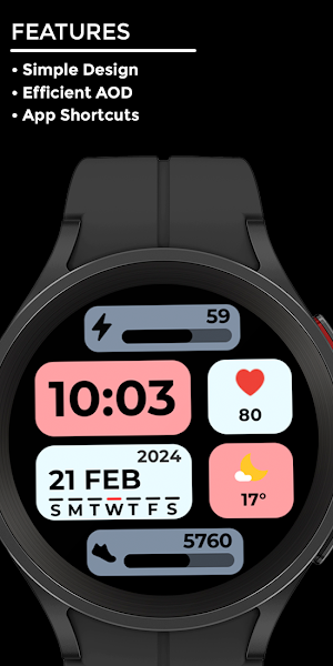 Night 52 - watch face Screenshot 1