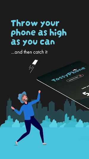 Tossy Phone throwing challenge Screenshot 0