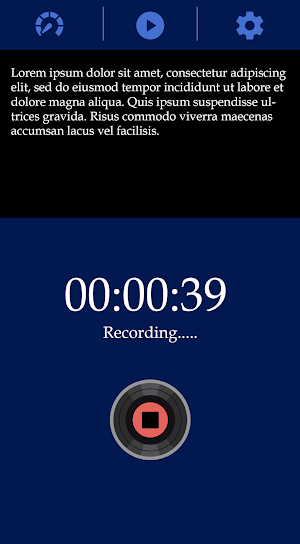 Video & Audio Teleprompter Screenshot 2