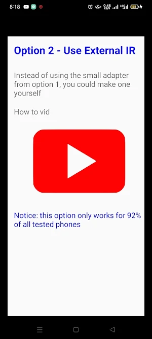 Nordmende TV remote Screenshot 0