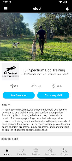 Full Spectrum Dog Training Screenshot 1