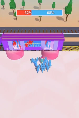 Crowd Train 3ِD Screenshot 2