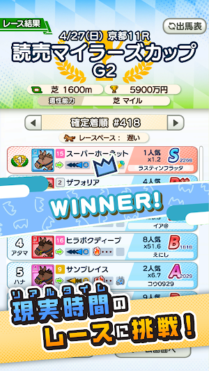 ポケサラコレクション Pocket Thoroughbred Screenshot 3