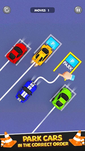 Car Parking Order Car Escape Screenshot 0