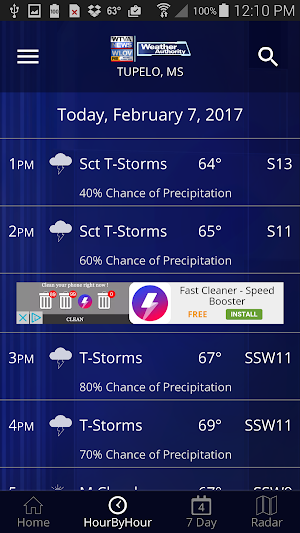 WTVA Weather Screenshot 2