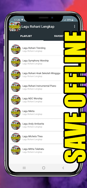 Lagu Rohani Terbaru & Instrumental Kristen Offline Screenshot 0