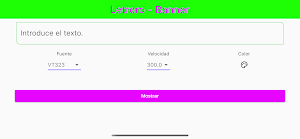 Banner-Letrero Screenshot 0