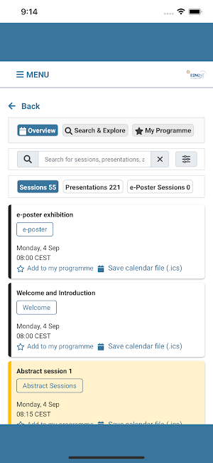ESMINT 2023 Screenshot 2