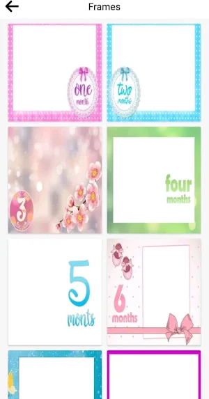 Baby Month Photo Frames Screenshot 2