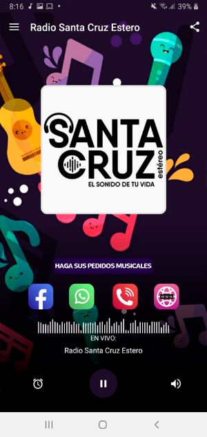Radio Santa Cruz Estero Screenshot 1