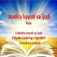 Nodira ( Gʻazallar )