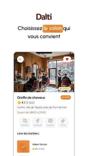 Dalti Homme Screenshot 2