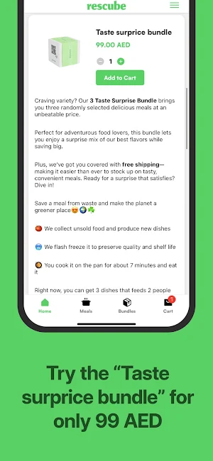 Rescube: save food & eat local Screenshot 3