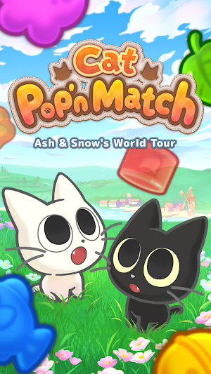 Ash & Snow: Cat Pop'n Match Screenshot 0