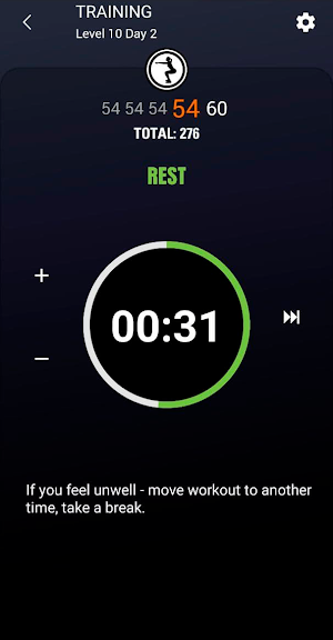 300 Squats workout plan BeStronger Screenshot 2