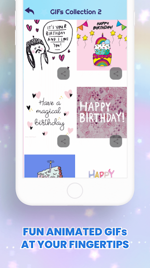 Birthday Family Cards GIFs App Screenshot 3