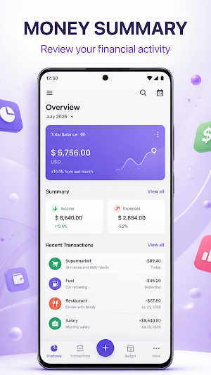 Daily Money Tracker Screenshot 2