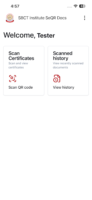 SBCT SeQR Scan Screenshot 2