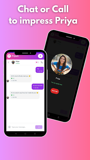 Priya AI: Girlfriend & Call Screenshot 1