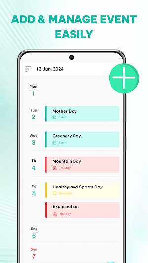Calendar: Schedule Planner Screenshot 1