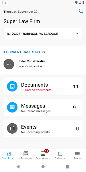 SmartAdvocate Case Access Screenshot 0