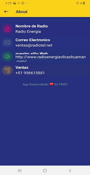 Radio Energia 92.1 fm Screenshot 3