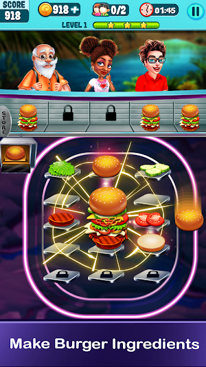 Food Merge - Idle Tap Clicker Merger Game Screenshot 1