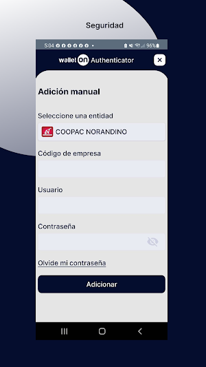 WalletOn Authenticator Screenshot 2