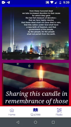 september 11 quotes 911 app Screenshot 1