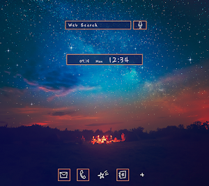 Campfire Night Theme +HOME Screenshot 0