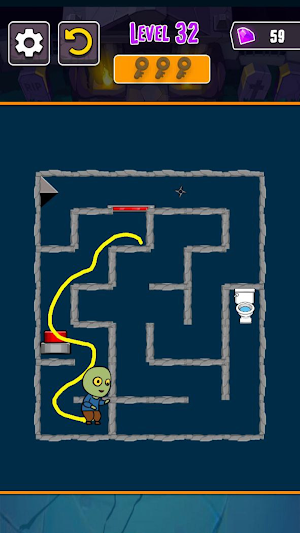 Maze Escape : Crazy Zombie Screenshot 3