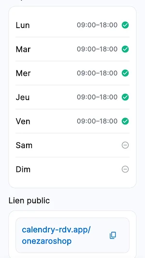 Calendry RDV : Agenda Pro Screenshot 0