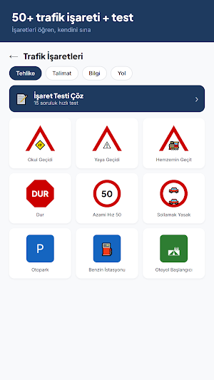 Ehliyet Sınavı Çıkmış Sorular Screenshot 3
