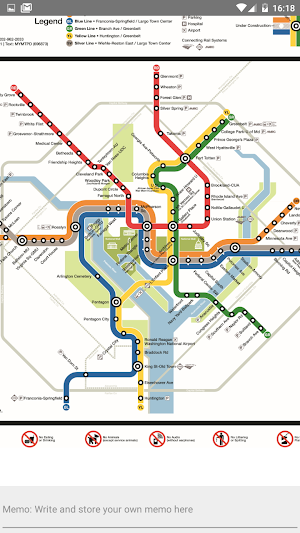 WASHINGTON DC METRO BUS MAP Screenshot 1