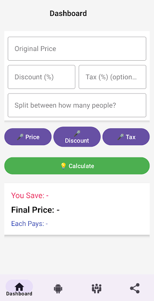 Discount Calculator Screenshot 1