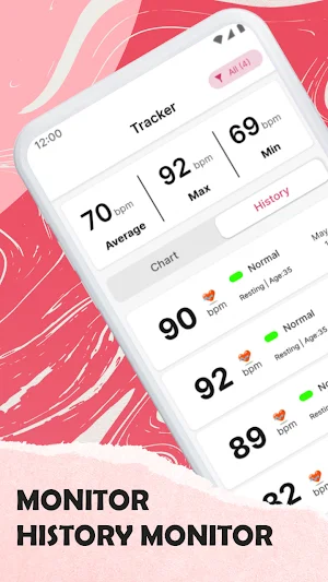 Heart Rate Monitor App Screenshot 2