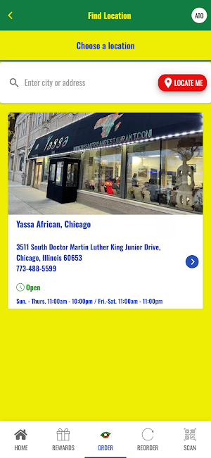 Yassa African Restaurant Screenshot 1