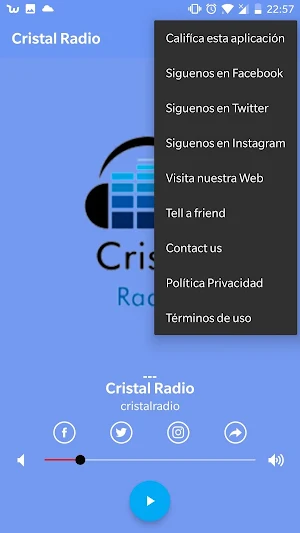 Cristal Radio Screenshot 2